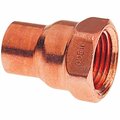 Nibco 1/2 In. x 3/4 In. Female Copper Adapter W01040D